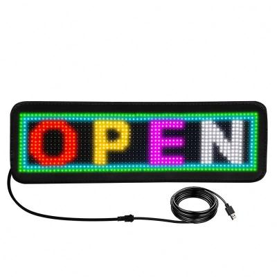 China LED Sign P4 Indoor Programmable Flexible LED Display Screen Soft Led Panel For Car Bus Taxi Shop Office Store Advertising LED Panel for sale