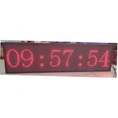 China Indoor Running Message Text Led Display Indoor Outdoor Semi Outdoor P10 Mono Red White Color for sale