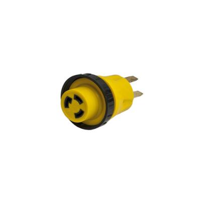 China JZ60107 PLK 50A 30A Male To Female Connector RV Adapter Plug With Twist Locking ADP5030L for sale