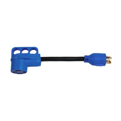 China Home Appliance JZ60112 PLK 30A 3-P Locking Male To Female Rv-Generator 30A Adapter Cord for sale