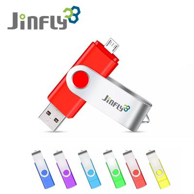 China Wholesale promotional pivot usb flash drive\business\school\office JINFLY drives 128MB 256MB 512MB 1GB 2GB 4GB 8GB 16GB 32GB 64GB OTG 128gb pendrive for sale