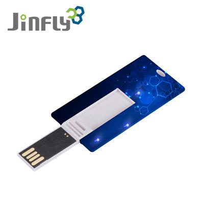 China Promotion UDP Manufacturer Custom Popular Credit Card 16gb Pendrive 512MB 1GB 2GB 4GB 8GB Blank USB Flash Card Reader 2.0\Business\School\Office JINFLY for sale