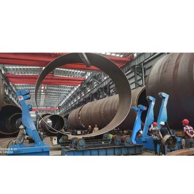 China Suitable for Ellipse Vessel Ellipse Welding Rotator Embracing Hydraulic Growing Support Tank Rotation Roller Line for sale