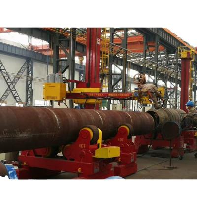 China Factory Automatic Welding Production Line Column Boom Pipe Welding Manipulator 3x3 Easy Control for sale