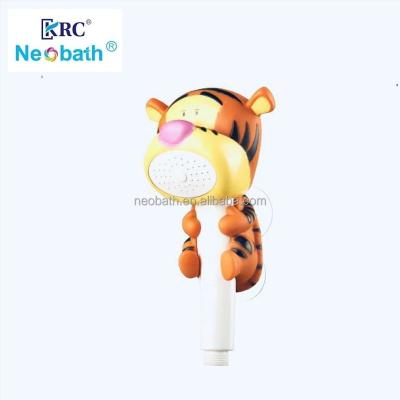 China Modern Suction Cup Punch Free Cartoon Kids Shower Kids Shower TIGER Shower for sale