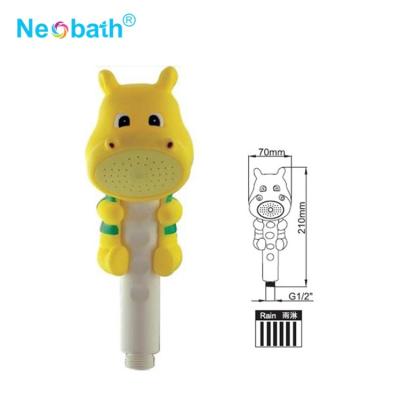 China Childless Water Saving Needle ABS Mini Animal Hand Shower Head For Bathroom for sale