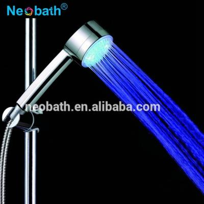 China Chrome Free Diverting High Quality Rainbow Led Lightweight Hand Held Shower for sale