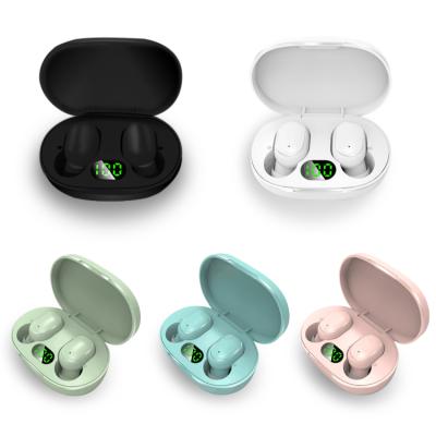 China In-Ear E6S TWS Headphones 5.0 LED Display Wireless Button Control Waterproof Earphone Earbuds Noise Canceling Headset for sale