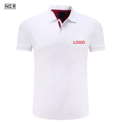 China Hot Sale Anti-wrinkle Uniform 200Gsm Blank Short Sleeves Polo Shirt Men's 100% Cotton Custom Logo for sale