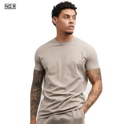 China Anti-wrinkle New Summer Heavyweight Washed Vintage 270g Pure Vintage T-shirts White Mens Cotton Shorts Sleeve Plain Color O-Collar T-Shirt for sale