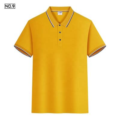 China Hot Selling Men's Anti-Wrinkle Quick Dry Travel Polo Shirt Style Casual Short Sleeve Men's England Golf Mix Color for sale