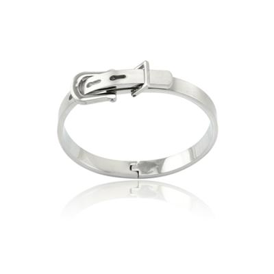 China High Polish BL01079 Stainless Steel Silver Classic Belt Buckle Wholesale Classic Bracelet Cuff for sale