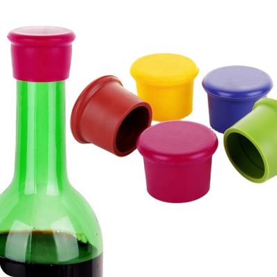 China A1759Candy Viable Color Edible Silicon Fresh Cover Wine Stopper Seasoning Bottle Stopper for sale