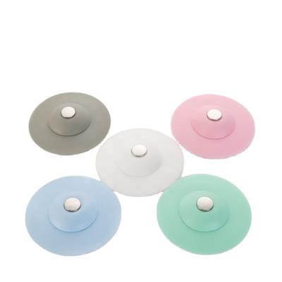 China A2742Push-Type Floor Drain Plug Sink Drain Stopper Anti-Clog Floor Drain Sustainable Sink Filter Plug for sale