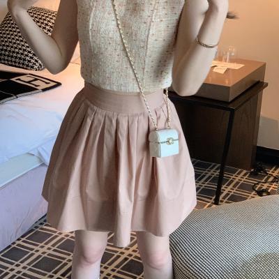 China CSK Breathable High Quality Slim A-Line Skirt For Women Summer Design High-waist Casual Skirt for sale