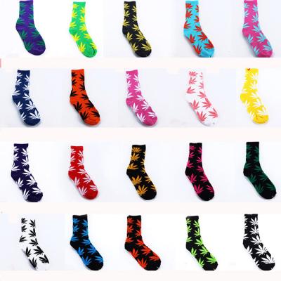 China Viable Marijuana Weed Pot Crew Socks, WEED SOCKS MARIJUANA LEAF, Pot Leaf Weed Crew Socks for sale