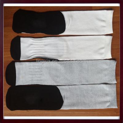 China Wholesale Bulk Breathable 95 Polyester 5 Spandex White Socks, Black Grin By Polyester Empty Socks For Digital Printing for sale