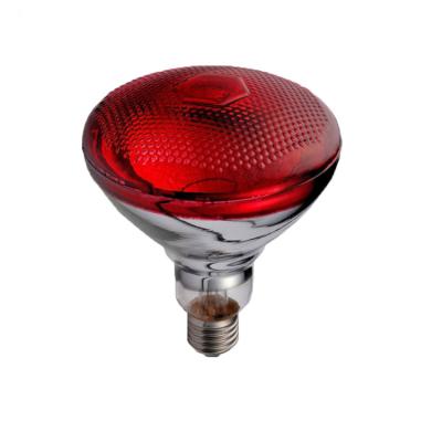 China For BR38 animal growth infrared heat lamp with red color 100w, 150w, 175w for sale