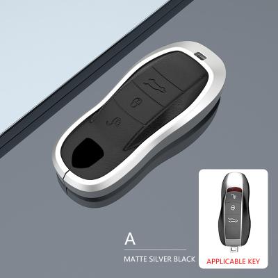 China Competitive Price Alloy Metal Car Key Buckle Protective Case For Porsche Case For Porsche for sale