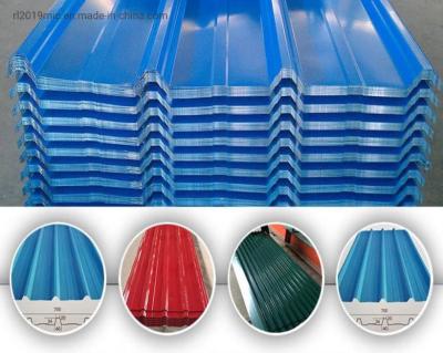 China Galvanized Prepainted Corrugated Steel Color Sheet for Roofing Sheet for sale