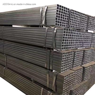 China Carbon Black Square Pipe Welded Steel Pipes Square Carbon Steel Square Galvanized Steel Pipe Carbon Steel Pipe Steel Pipe Weld for sale