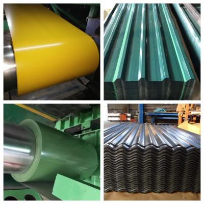 China PPGI Corrugated Sheets Price Sheet Steel Roofing Sheets Color Coated Roofing Sheet From Manufacturer in China Cold Rolled Steel Sheet for sale