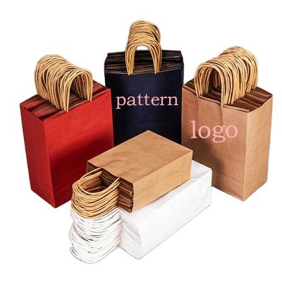 China Printed Recyclable For Shopping Gift Packaging Paper Bags For Retail, Custom Your Own Logo Paper Bags for sale