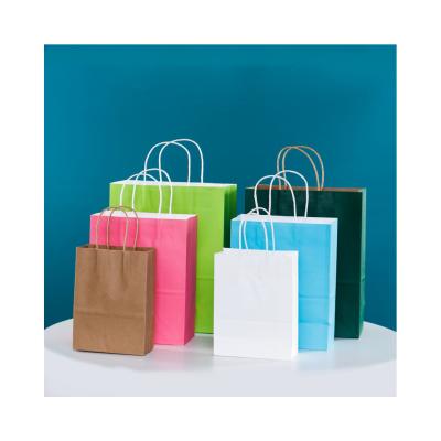 China Custom Recyclable Luxury Black Custom Recyclable Kraft Paper Carrier Bag Kraft Paper Bag Recyclable Flat With Handles for sale