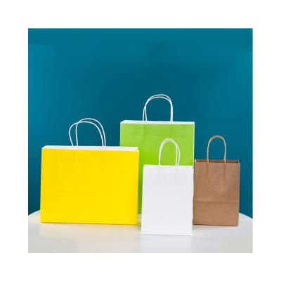 China China Recyclable Supplier Customized Flat Kraft Paper Bag Kraft Paper Bag For Delivery Recycle Luxury Kraft Paper Bag for sale