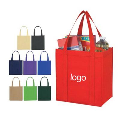 China Custom Made To Order Eco-Friendly Logo Printed Recyclable Shopping Bags, Tote Personalized Reusable Laminated Non Woven Bag for sale