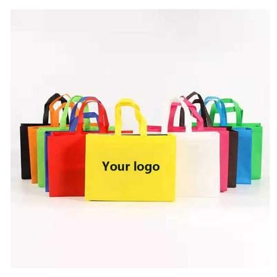 China Custom Eco Friendly Printed Recyclable Shopping Logo Bag, Tote Bag Drawstring Bag Personalized Reusable Non Woven for sale