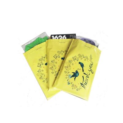 China Strong Adhesive Polymailer Bags For Retail Yellow Biodegrable Padded Mail Bag for sale