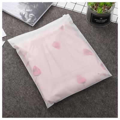 China 2021 Factory Wholesale Small Size Moisture Proof Zipper Bag Toiletry, Customized Logo Waterproof Clothing Zipper Bag for sale