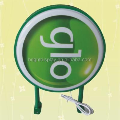 China Outdoor Round Light Box With Logo Printing For Advertising With CE Or Rosh Certificate for sale