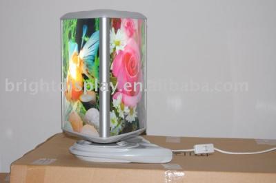 China Aluminum table rotating light sign for advertising of factory. for sale