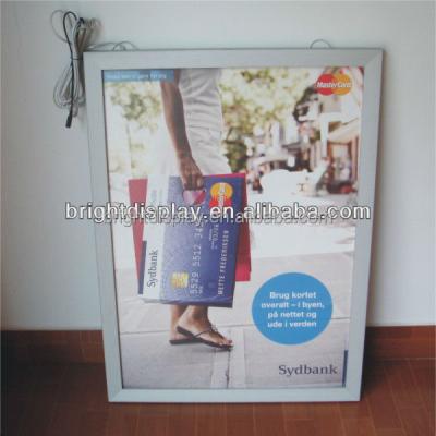 China Indoor picture frame led light signs super slim led light box. for sale