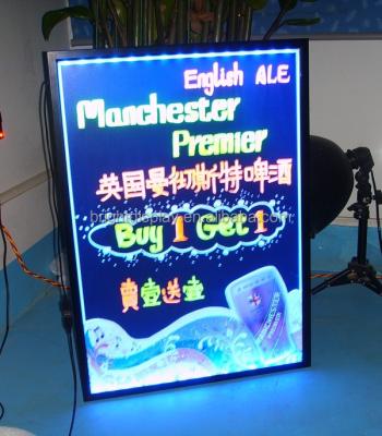 China Light SMD LED fluorescent or pop-up menu board for advertising. for sale