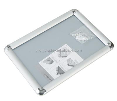 China Aluminum Lightweight Custom Clip, Aluminum Clip Poster Frame, Aluminum Snap Frame for sale