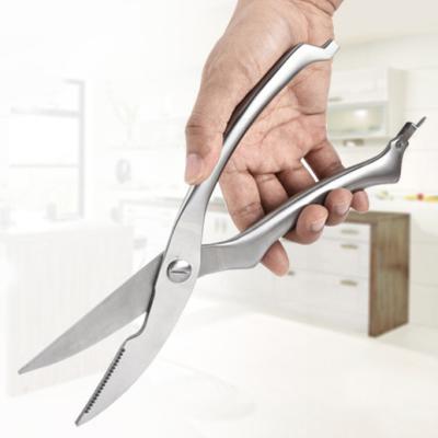 China Eco-friendly Hot Sale Stainless Steel Kitchen Ware Chicken Bone Scissors Fish Shears for sale