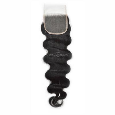 China Wholesale Smoothest Hair Best Quality Cuticle Aligned Thin Transparent HD Lace Up Closures Body Wave Straight for sale