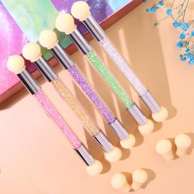 China Easy Apply Dotting Pen Double Head Sponge Pen Nail Enhancement Gradient Set Nail Enhancement Tools Dotting Pen for sale