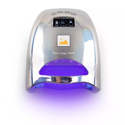 China New Arrival 48w Pro Cure Radio Dual Light Rechargeable Cordless UV Led Sun Gel Dryer Nail Lamp For Salon Manicure UL002 for sale