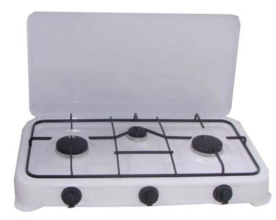 China Household Approved Portable Three Burner Gas Cooker With CE Certification for sale