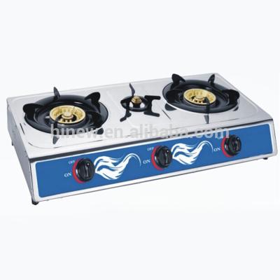 China Beautiful Design Hotel Three Burner Portable Gas Stove for sale