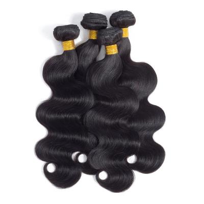 China Body Wave 40 Inch Body Wave 13x4 Human Hair Extensions Long Frontal Straight Raw Peruvian Virgin Hair Bundles With Lace Closure for sale