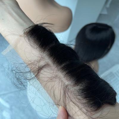 China OEM 360 13x6 4x4 5x5 Hd Lace Hair Swiss Lace Closure, Custom Logo Virgin Human Hair Swiss Lace Frontal Sheer Lace Closures for sale