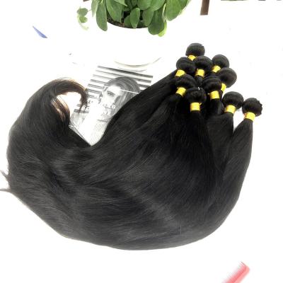 China Brazilian Peruvian Mink Hair Straight Bundles , A~12a 10 Straight Hair Weave Bundles Loose for sale