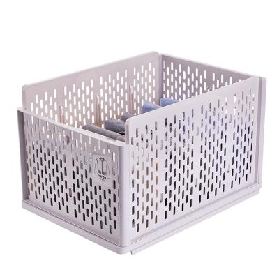 China Plastic Multi-Functional Bedroom Layered Storage Drawer Separator Plastic Wardrobe Easy Assembly Foldable Rack for sale