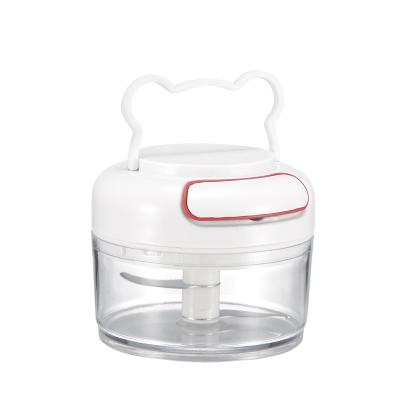 China Viable Kitchen Mini Garlic Chopper - Food Processor Garlic Portable White Vegetable Chopper Grinder for sale