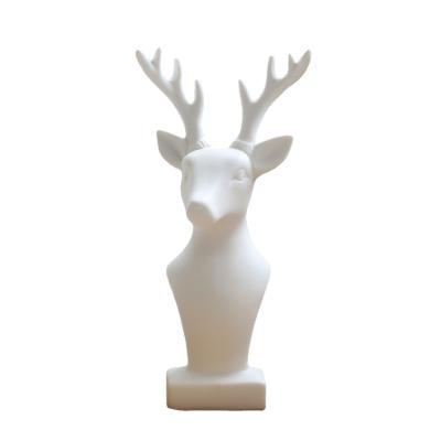 China CLASSIC Deer Heads Living Room Ceramic Table Ornament Home Ornaments Home Decoration for sale